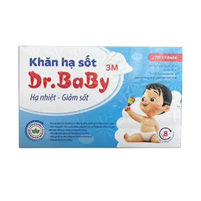 Khăn Hạ Sốt Dr.Baby